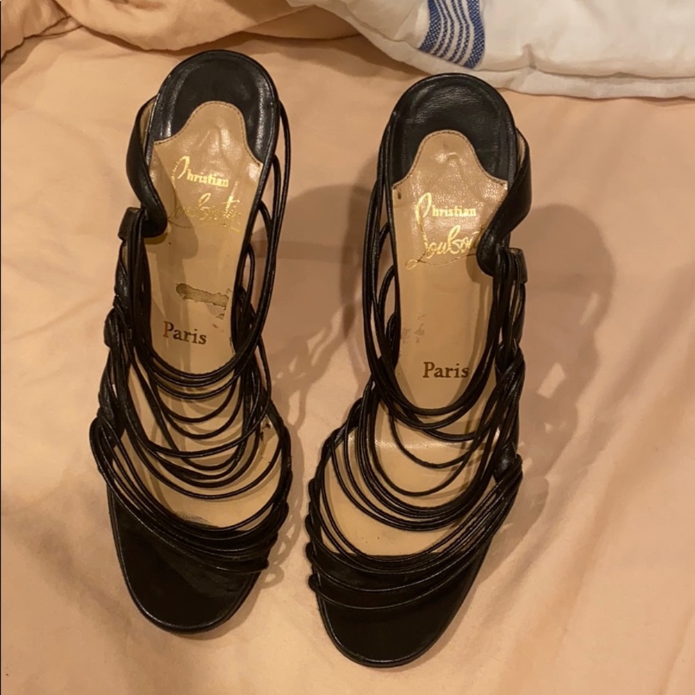 LOUBOUTIN strappy sandal!